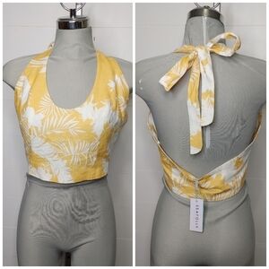 SEAFOLLY Wild Tropics Halter Top Size S